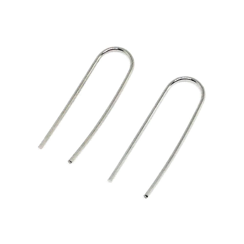 Earrings Simple U Ear Climber Silver